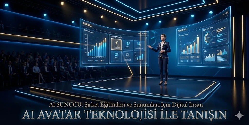 Kameraman ve Stüdyo Yok: Şirket Eğitimleri ve Pazarlama İçin 'Dijital İnsan, Hayvan ve Nesne' (AI Avatar) Devrimi