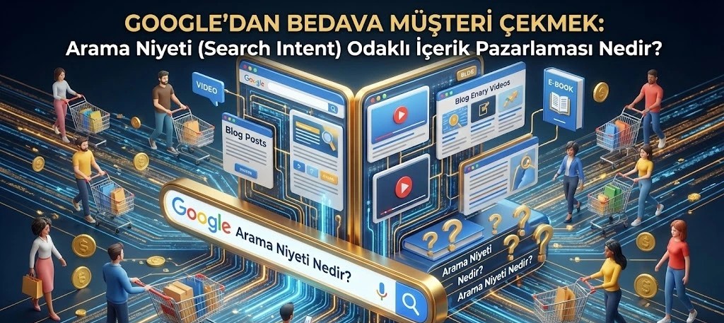 Google'dan Bedava Müşteri Çekmenin Mühendisliği: Arama Niyeti (Search Intent) Odaklı İçerik Pazarlaması Nedir?