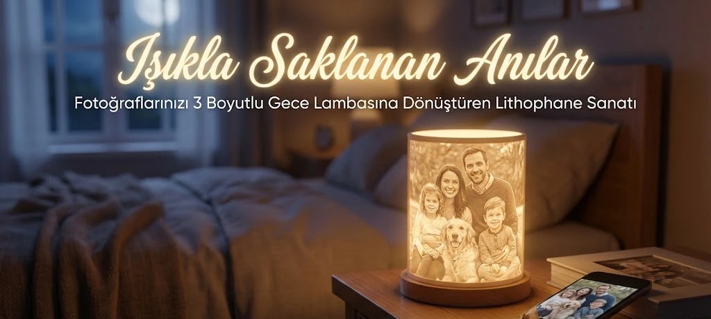 Işıkla Saklanan Anılar: Fotoğraflarınızı 3 Boyutlu Büyülü Bir Gece Lambasına Dönüştüren 'Lithophane' Sanatı