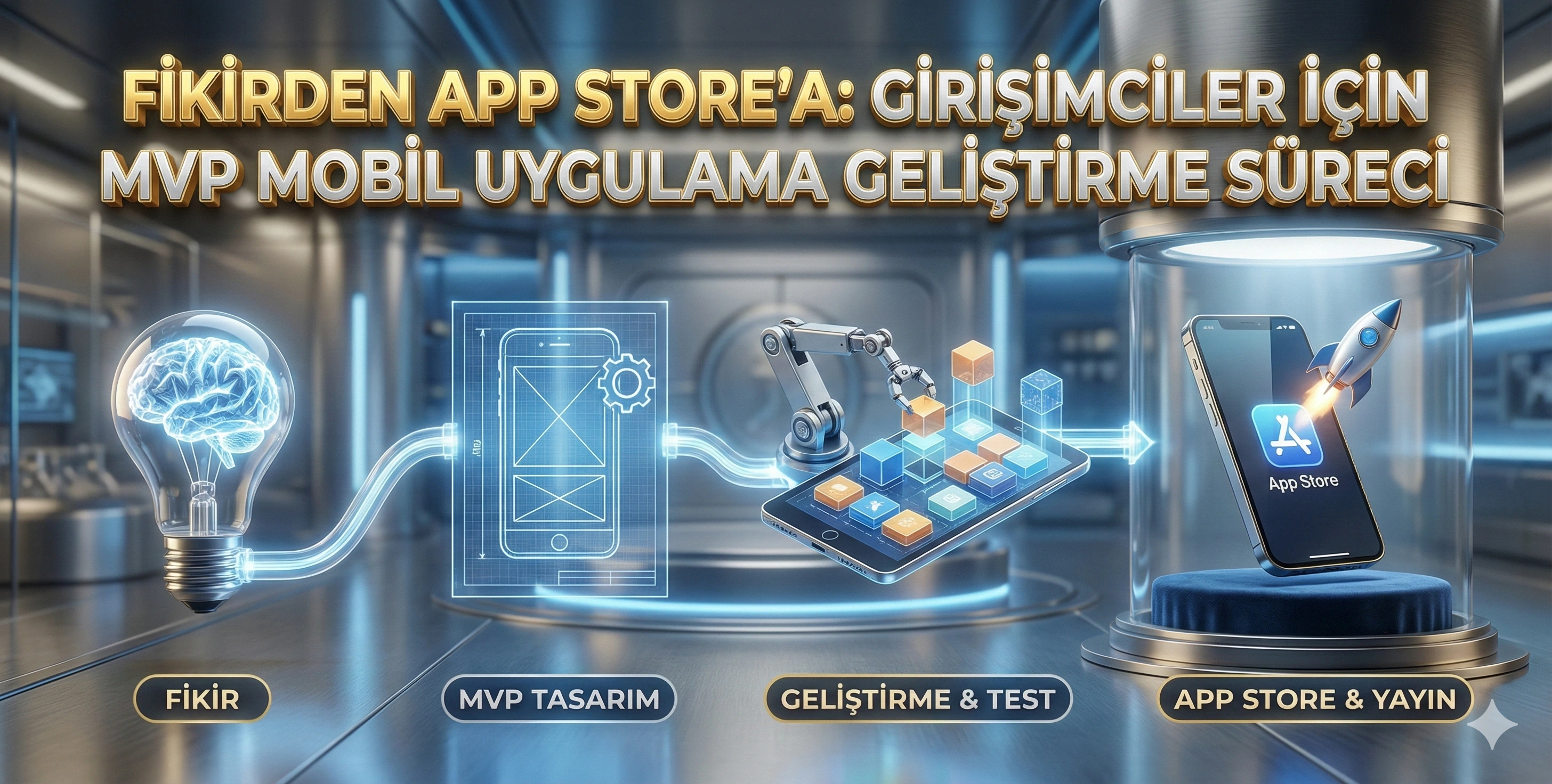 Milyon Dolarlık Fikriniz Çöp Olmasın: Start-Up'lar İçin App Store ve Google Play Store'a Giden MVP Yolculuğu