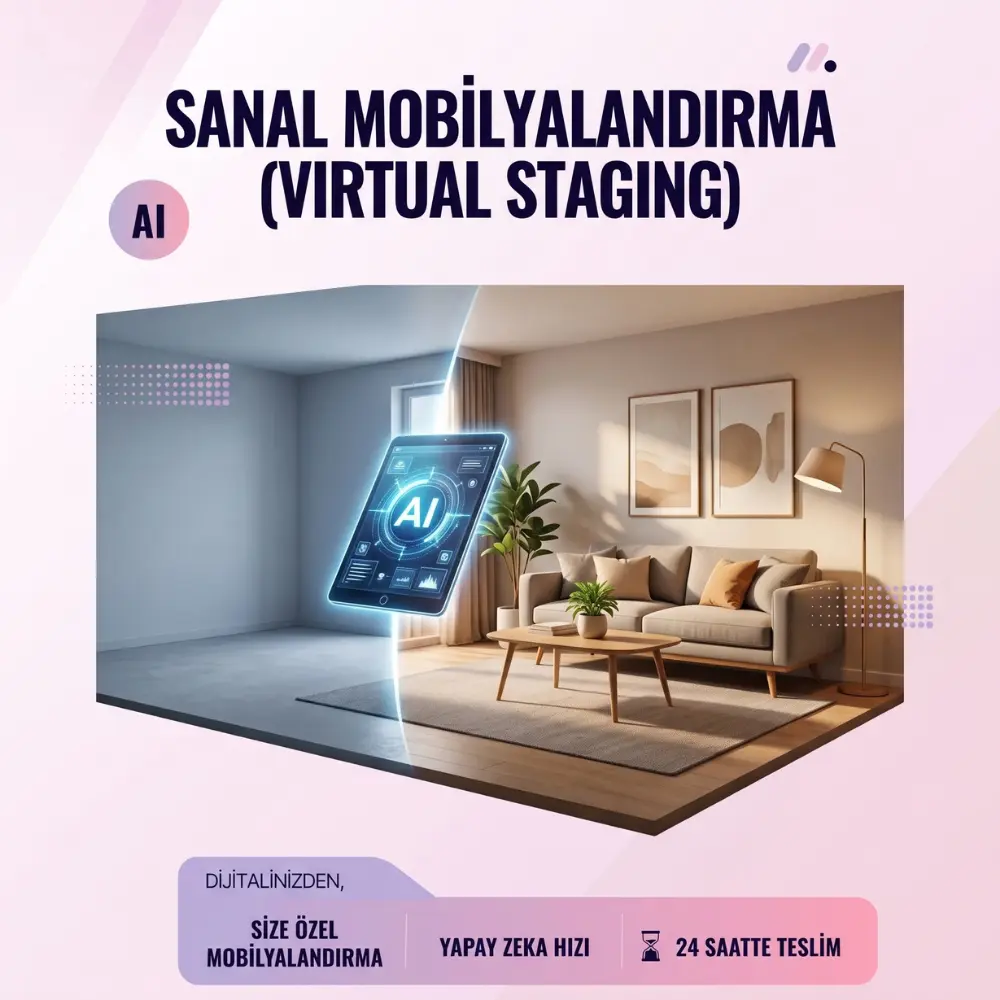 Sanal Mobilyalandırma (Virtual Staging)